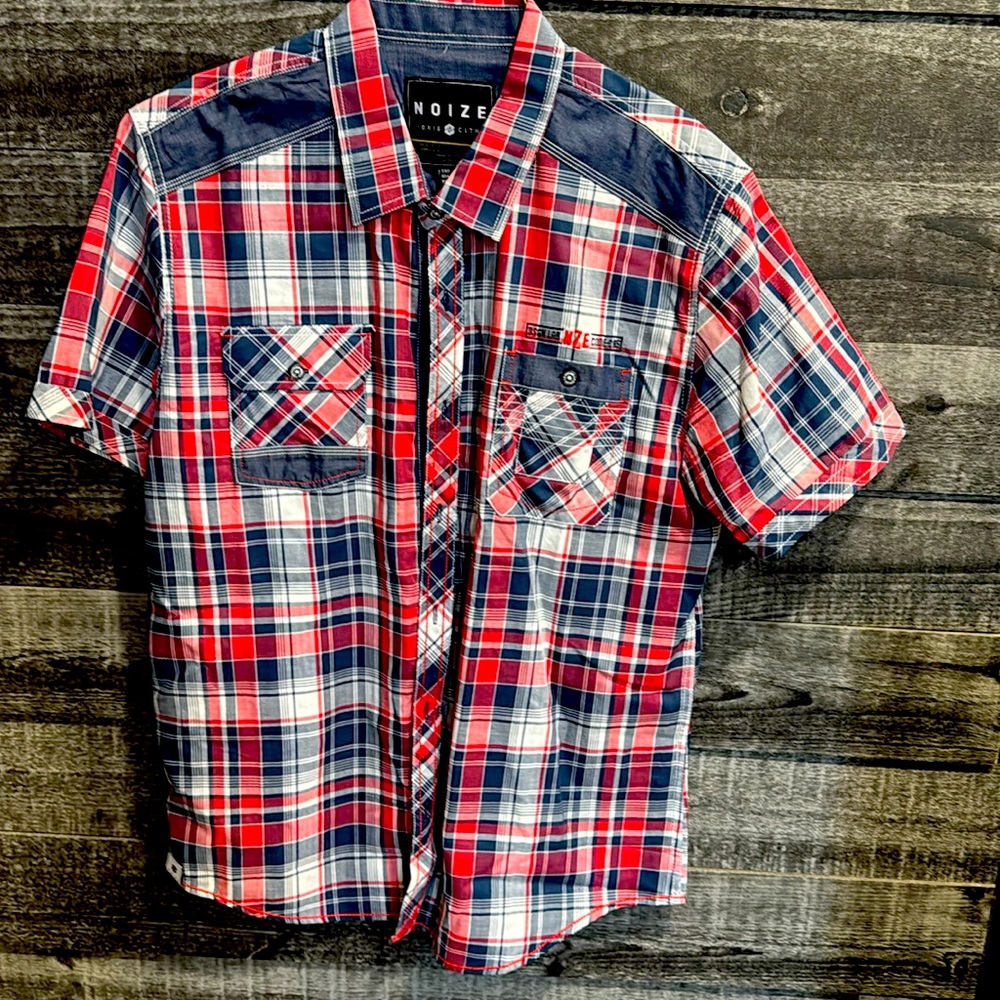 Mens large checkered shirt